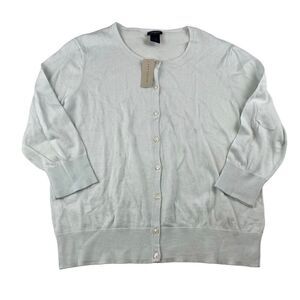 NWT Ann Taylor Pastel Green Cardigan XL